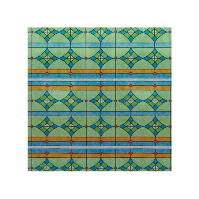 Folie electrostatica Linea model vitralii 1.5 m x 92 cm