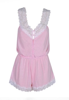 Salopeta Zola, roz, dantela, Marime universala Salopeta Zola, roz, dantela, Marime universala