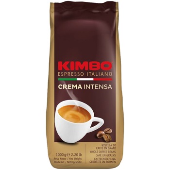 Cafea boabe Kimbo Crema Intensa, 1Kg Cafea boabe Kimbo Crema Intensa, 1Kg