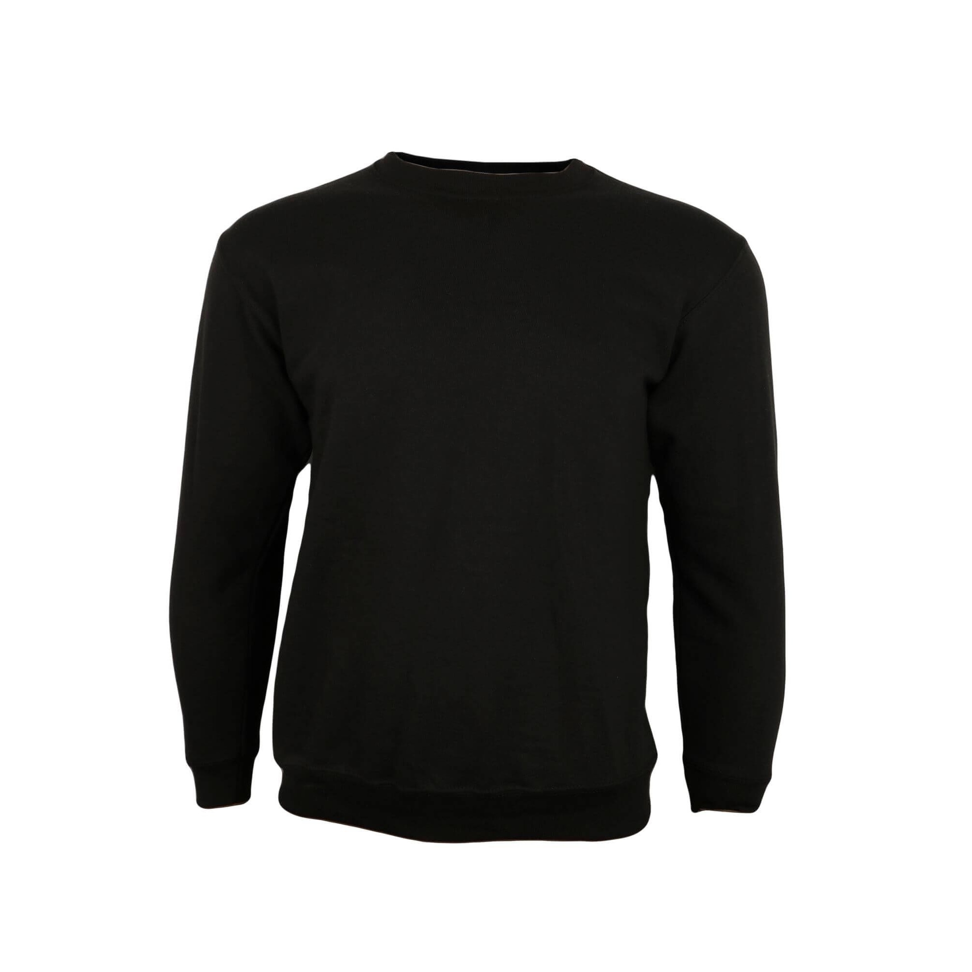 Bluza sport Fruit of the Loom, cu maneca lunga, Negru, pentru baieti