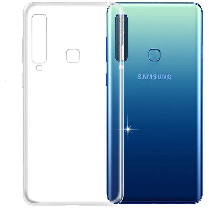 Ултра тънък силиконов гръб за Samsung A920 Galaxy A9 2018, Прозрачен