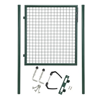 Poarta gradina HTFD2521, pro.tec, 150 x 106 x 6 cm, metal/plastic, verde Poarta gradina HTFD2521, pro.tec, 150 x 106 x 6 cm, metal/plastic, verde