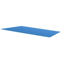 Folie solara dreptungiulara pentru piscina, din PE, vidaXL, Plastic, 300 x 200 cm, Albastru