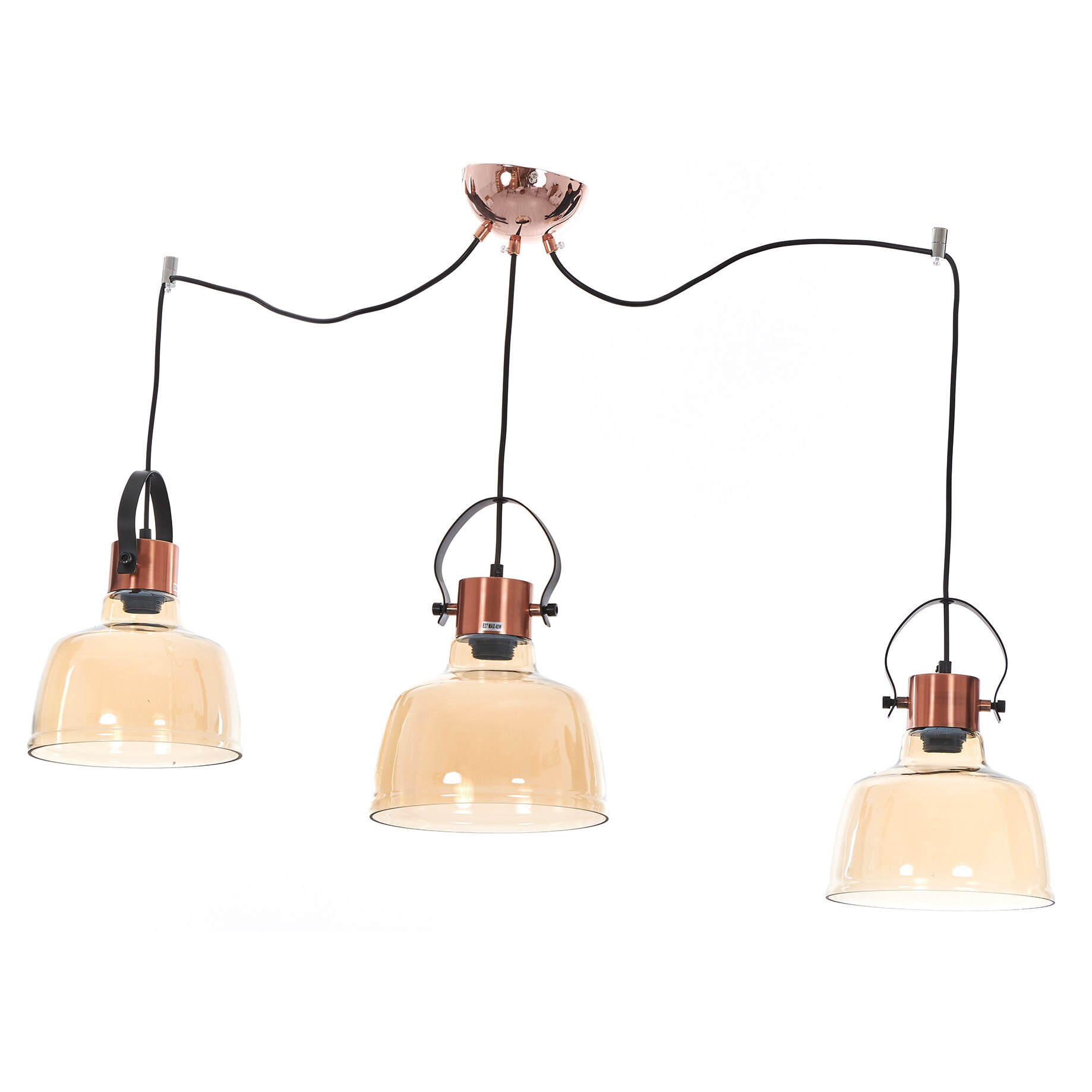 Lustra EL 1797/3 , Negru