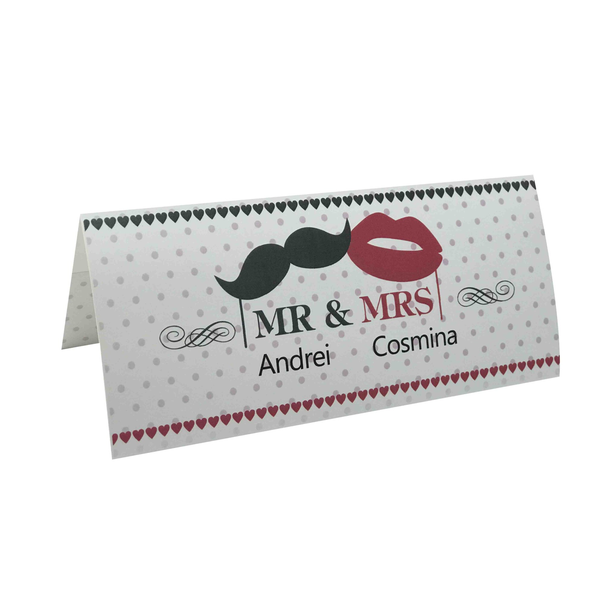 Plicuri de bani pentru nunta, MR&MRS, PN1502, set 10 bucati