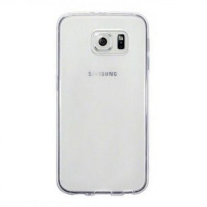 Защитно покритие за Samsung Galaxy S7, Transparent, Slim, безплатно защитно фолио