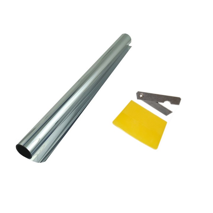 Стикер за прозорци Carmotion Mirror Venetian K33, Интериор, 75x300см