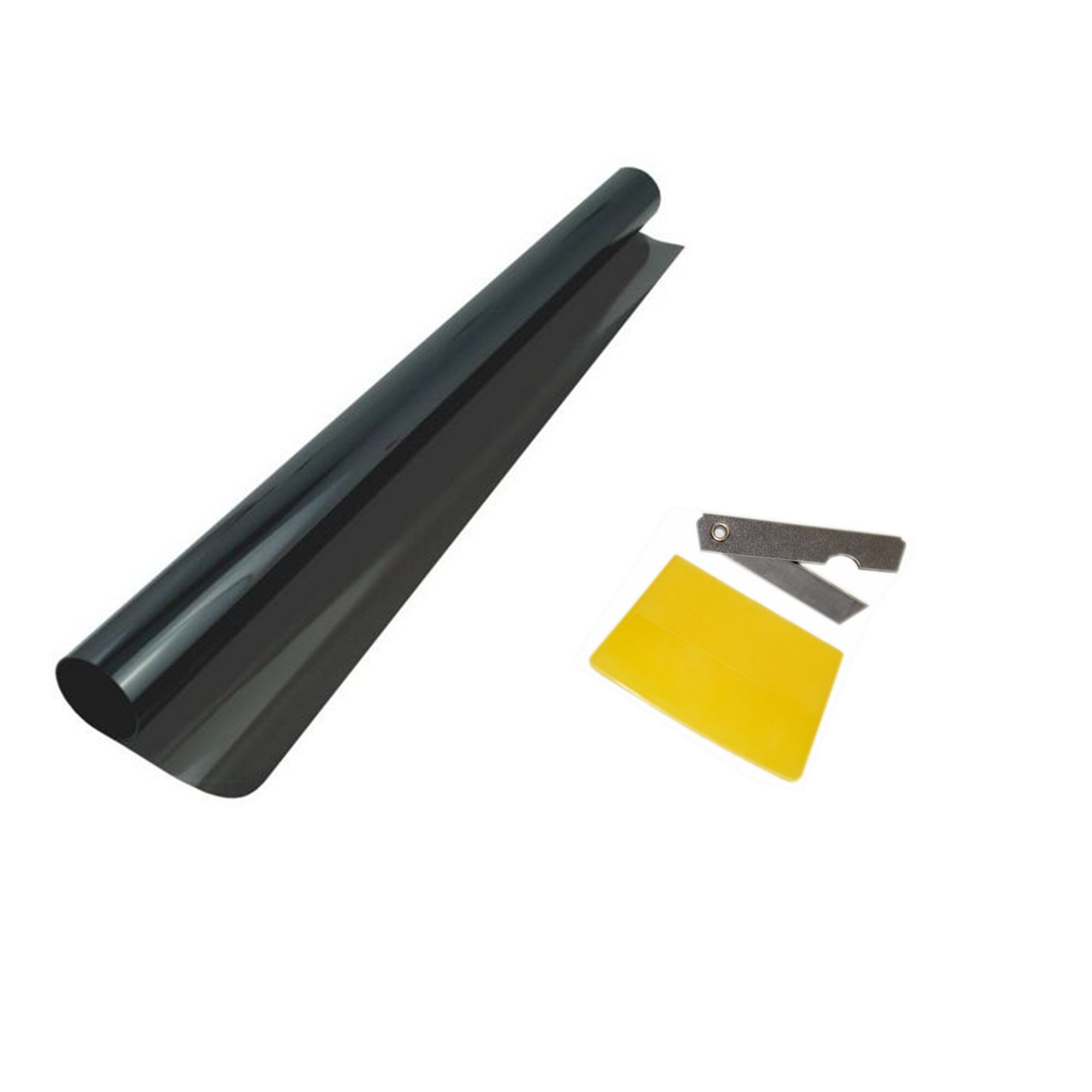 Autocoloant pentru geamuri interioare, Carmotion, Shading K6, 50x300cm, Negru