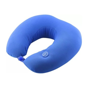 Perna de masaj pentru gat, culoare albastra, MakeDesign Company ® Perna de masaj pentru gat, culoare albastra, MakeDesign Company ®