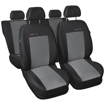 Set huse auto universale , 9 bucati , din gama elegance , stil si rafinament , avand culoarea negru pe margini cu gri deschis pe partea centrala Set huse auto universale , 9 bucati , din gama elegance , stil si rafinament , avand culoarea negru pe margini cu gri deschis pe partea centrala