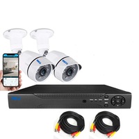 kit supraveghere video aku 2 camere super clear ahd 2mp  dvr 4 canale full hd 1080p h264 interior exterior carcase metalice cu infrarosu iesire internet cu vizualizare pe telefon mobil tableta desktop imagen 29_0_
0