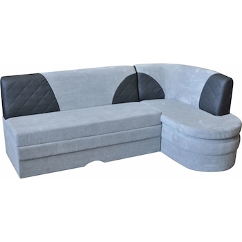 Coltar extensibil de bucatarie Sani Stefy 207x136x84 cm, Gri Coltar extensibil de bucatarie Sani Stefy 207x136x84 cm, Gri