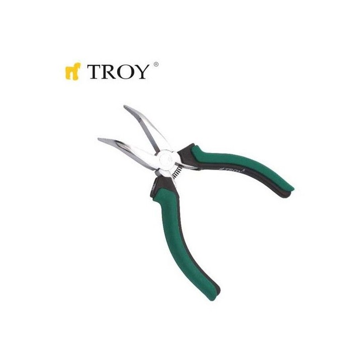 Клещи с остър извит връх, мини 115 мм, Troy