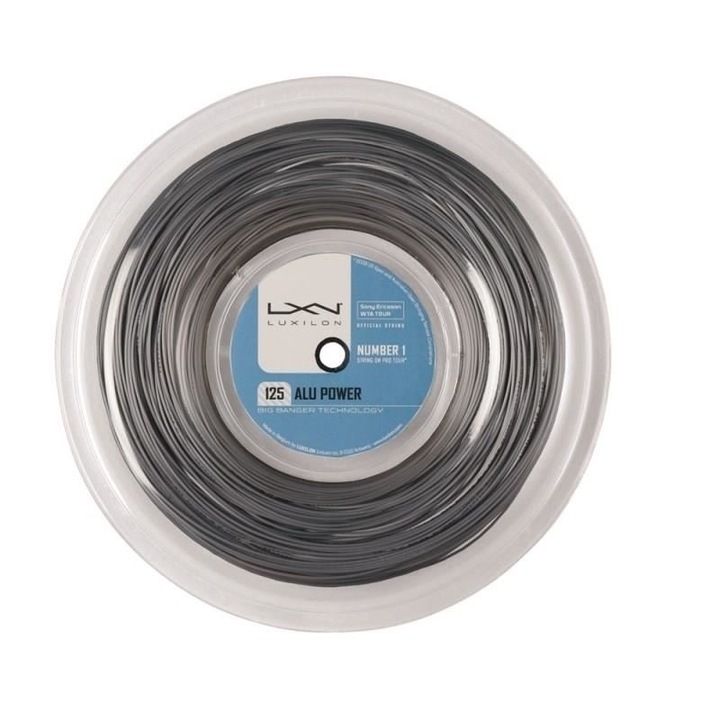 Rola Racordaj Luxilon Alu Power 125 220M, szürke