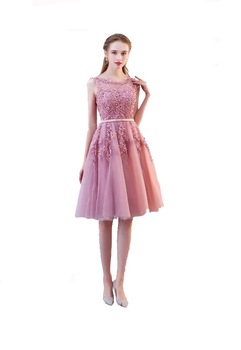 rochie roz lungime medie eleganta de seara cu margele si broderie roz imagen 16_0_
0