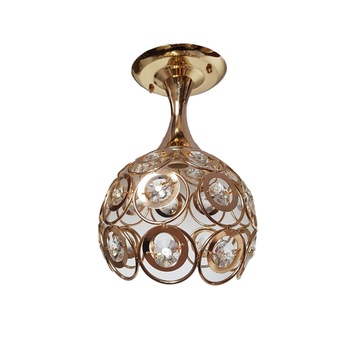 Lustra julia 6134/1, cristal, 1*e27, schelet auriu, inaltime 30cm Lustra julia 6134/1, cristal, 1*e27, schelet auriu, inaltime 30cm