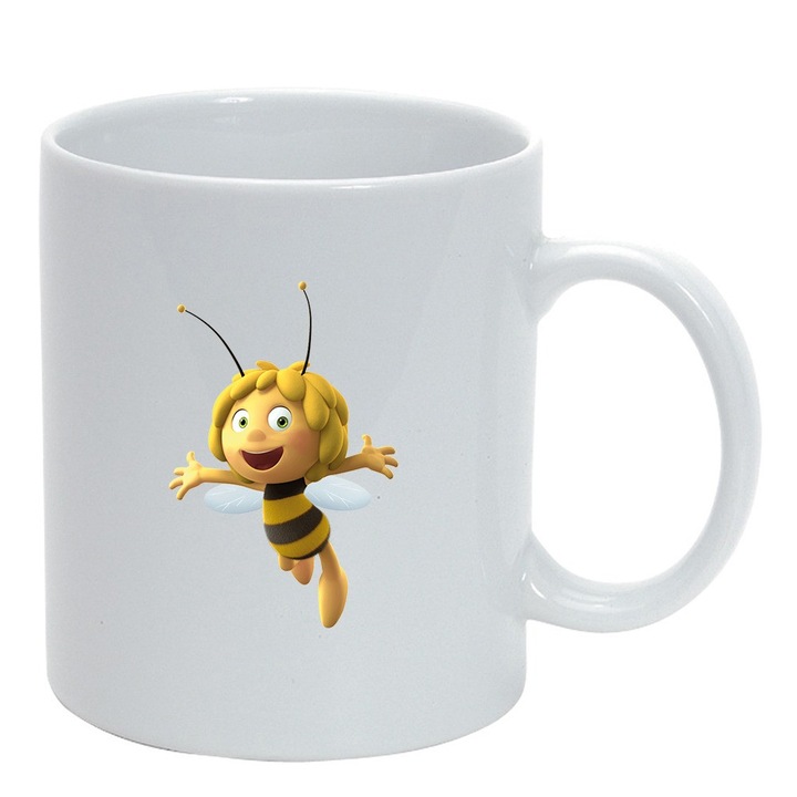 Cana "Cartoon, Maya", alb, 330ml, D698