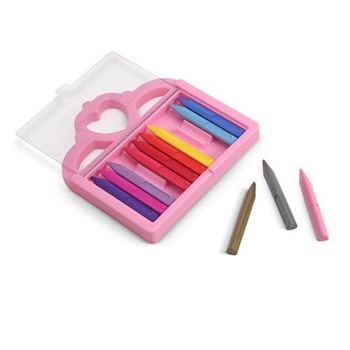 Set creioane colorate triunghiulare Princess Melissa and Doug 12 buc Set creioane colorate triunghiulare Princess Melissa and Doug 12 buc