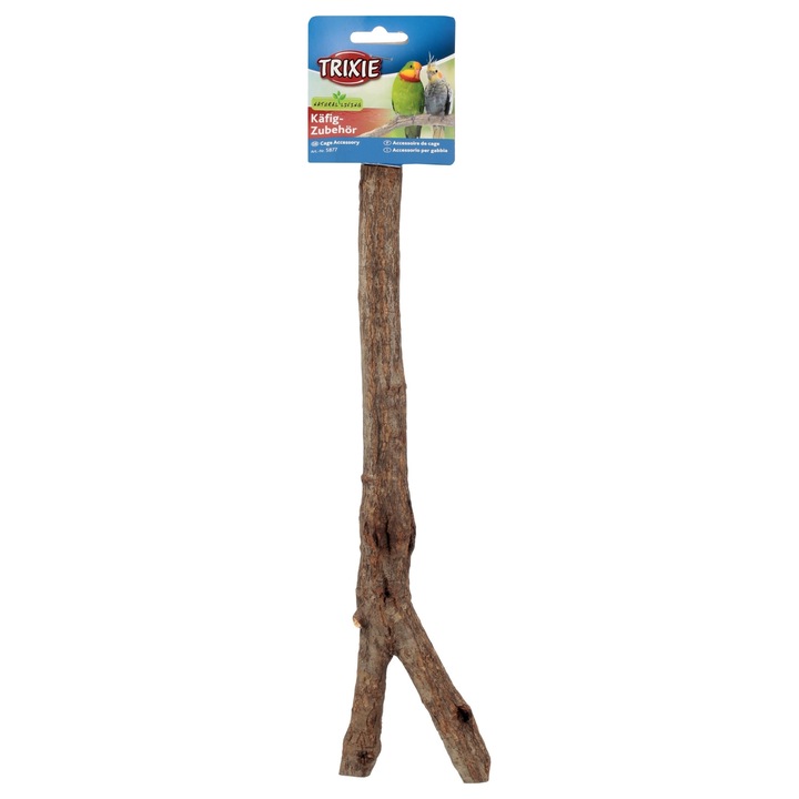 Bat colivie Trixie din lemn forma Y 35 cm/ 18 mm 5877