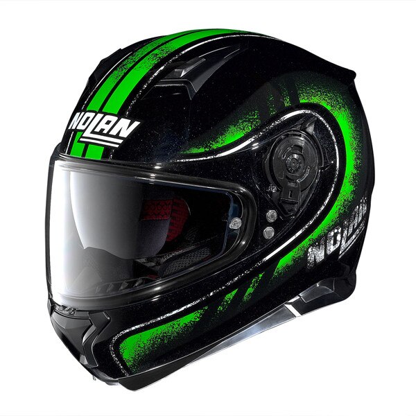 Casca moto NOLAN Full-Face - N87 Fulgor N-COM - metal black XS