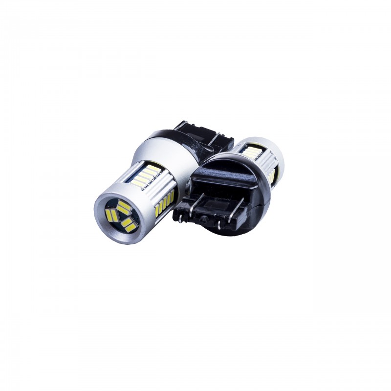 Lampade Led Posizione e Diurna Anteriore T20 - 7443 - W21/5W OPEL Corsa D  (2006 - 2014) Tecnologia CANBUS