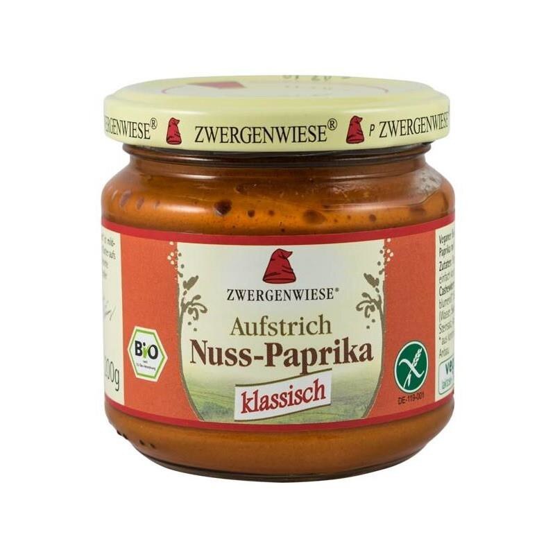 Crema Bio Tartinabila Vegetala cu Ardei si Nuci Caju Zwergenwiese 200gr