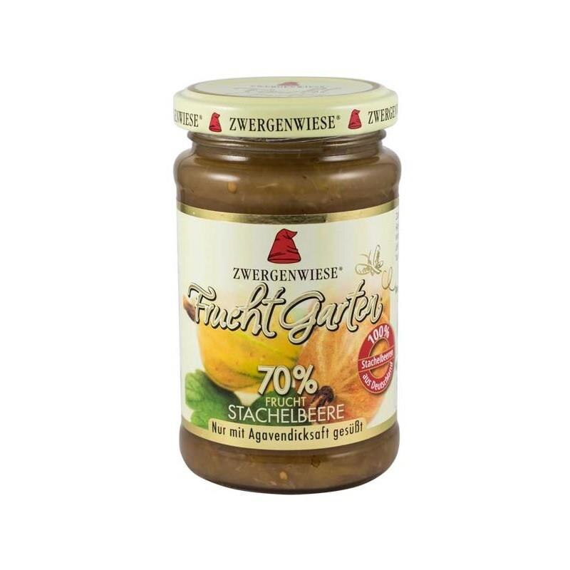 Gem Bio de Agrise Indulcit cu Sirop de Agave Zwergenwiese 225gr