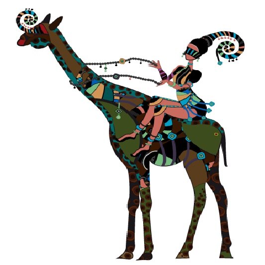 Tablou canvas patrat africa 3 (50 x 50 cm)