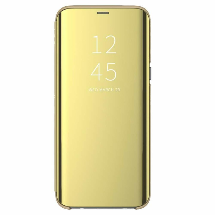 Калъф Samsung Galaxy S10E, Clear View Gold