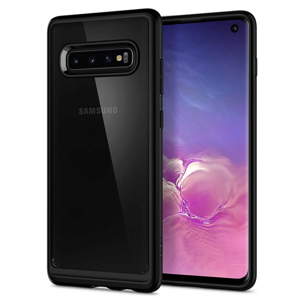 Husa Antisoc Spigen Ultra Hybrid pentru Samsung Galaxy S10 (SM-G973), Negru mat