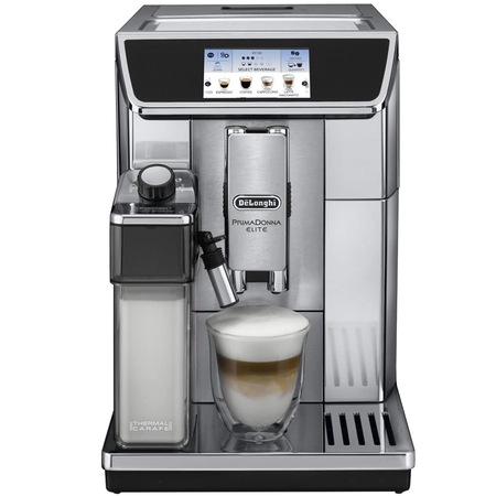 Espressor automat DeLonghi Primadonna Elite ECAM 650.75MS 1450 W, 15 bar, App, Argintiu - eMAG.ro