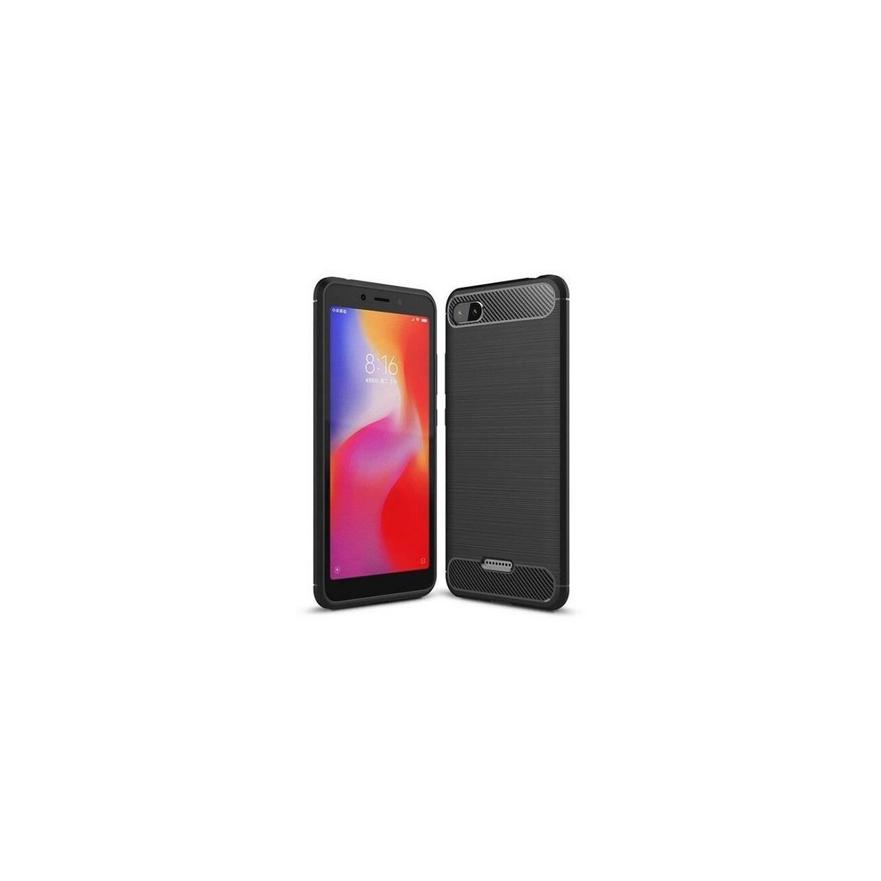 Husa Xiaomi Redmi 6A - iberry Carbon Negru