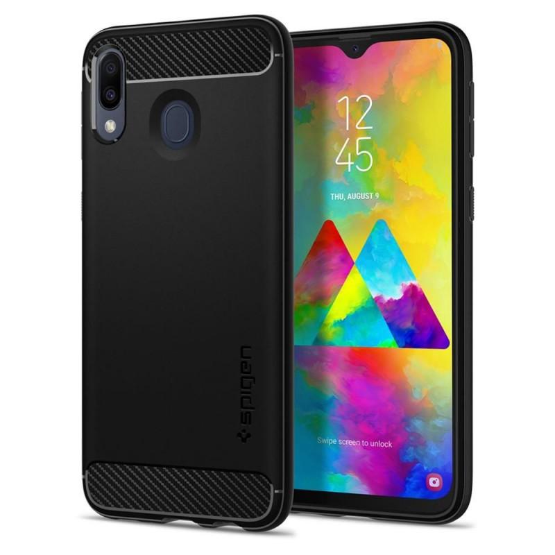 Carcasa Spigen Rugged Armor Samsung Galaxy M20 Matte Black