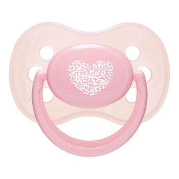 Suzeta „Pastelove“ cu tetina simetrica silicon, Canpol babies®, fara BPA, 18 luni +, roz Suzeta „Pastelove“ cu tetina simetrica silicon, Canpol babies®, fara BPA, 18 luni +, roz