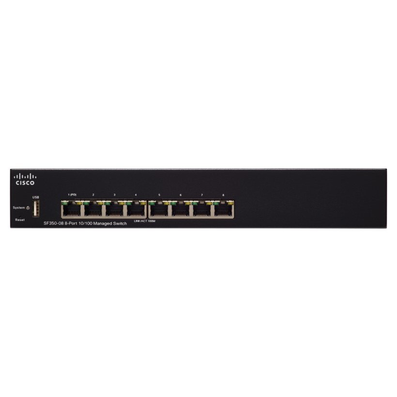 Comutator , Cisco , SF350 08 , 8 porturi , 10/100