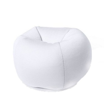 Suport universal de birou pentru telefon, model fotoliu puff, din poliester, Alb Suport universal de birou pentru telefon, model fotoliu puff, din poliester, Alb