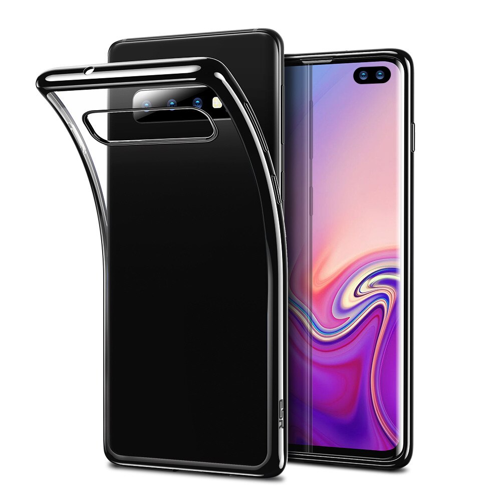 Husa slim ESR Eseential Twinkler Samsung Galaxy S10 Plus, Black