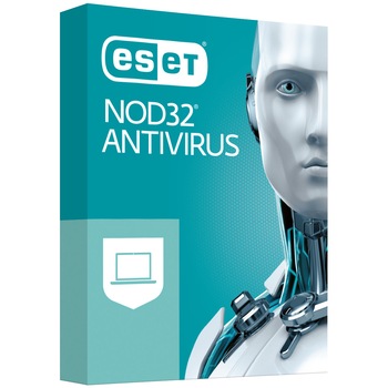 ESET NOD32 Antivirus, 2 Ani, 3 PC-uri