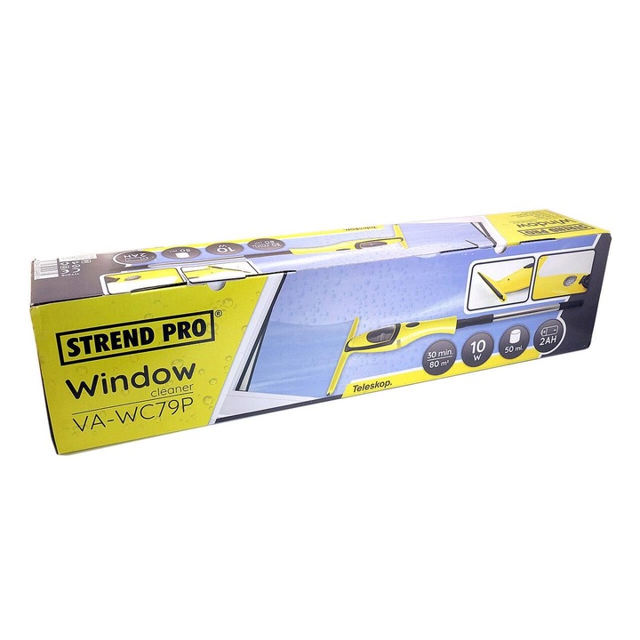 Aspirator pentru geamuri cu prelungitor, 120 cm