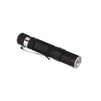 Mini Lanterna Tip Pix Cu LED 7W Powerlight , Zoom Reglabil , Clema Prindere , Carcasa Metalica , Negru Mini Lanterna Tip Pix Cu LED 7W Powerlight , Zoom Reglabil , Clema Prindere , Carcasa Metalica , Negru