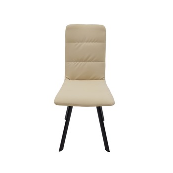 Scaun living CB, S-121, culoare Camel, piele ecologica, metal vopsit Scaun living CB, S-121, culoare Camel, piele ecologica, metal vopsit
