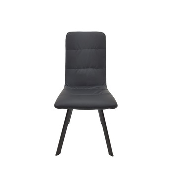 Scaun living CB, S-121, culoare Negru, piele ecologica, metal vopsit Scaun living CB, S-121, culoare Negru, piele ecologica, metal vopsit