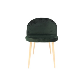 Scaun living CB, S-120, culoare Verde, textil, metal foliat Scaun living CB, S-120, culoare Verde, textil, metal foliat