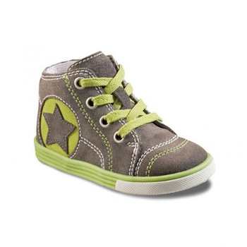 impermeabila Richter din piele intoarsa, baieti, maro cu verde impermeabila Richter din piele intoarsa, baieti, maro cu verde