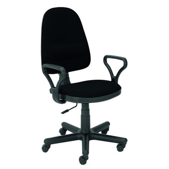 Scaun birou negru stofa Axon Bent Scaun birou negru stofa Axon Bent