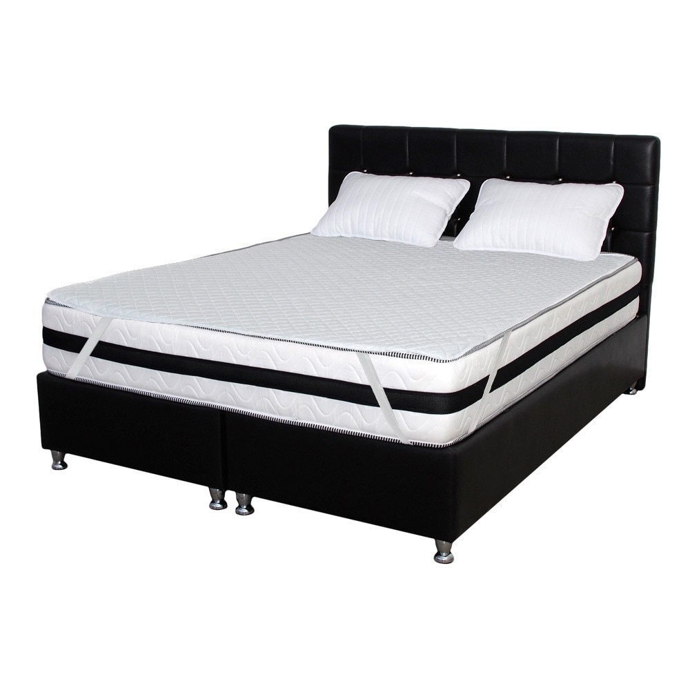 Set Saltea Super Lux Ortopedic 140x200x26 cu 2 perne microfibra 50x70 si Husa hipoalergenica Axon