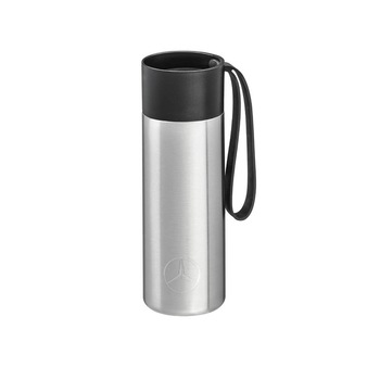 Termos Clasic Metalic, 500 ml, Mercedes, Argintiu/Negru Termos Clasic Metalic, 500 ml, Mercedes, Argintiu/Negru