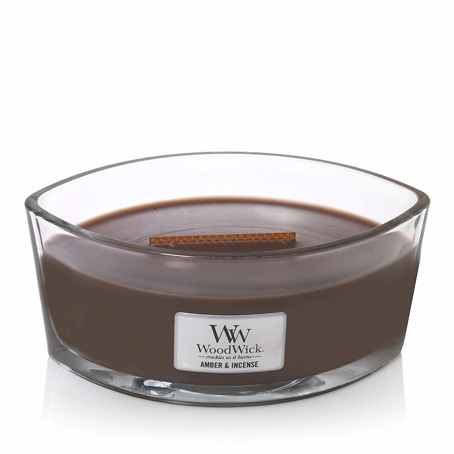 Lumanare Parfumata Ellipse Amber & Incense, WoodWick®