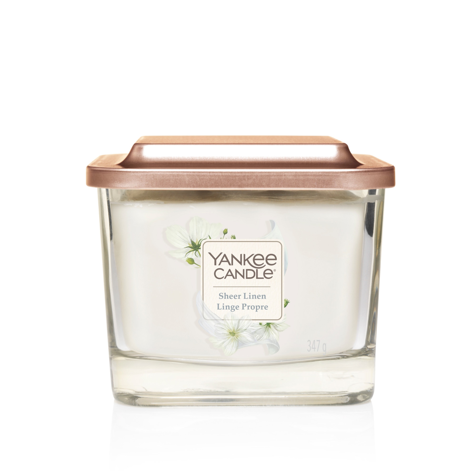 Lumanare Parfumata Elevation Collection Borcan Mediu Sheer Linen, Yankee Candle