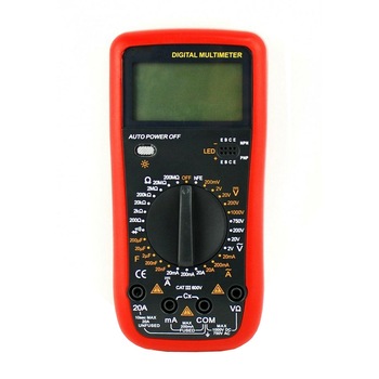 Multimetru Digital Profesional 9208N , Carcasa Antisoc , Senzor Temperatura , Premium Quality , Rosu Multimetru Digital Profesional 9208N , Carcasa Antisoc , Senzor Temperatura , Premium Quality , Rosu